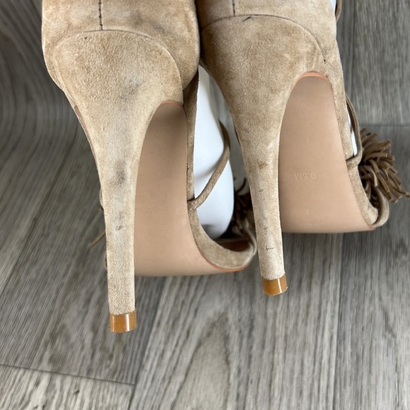 Steve Madden Fiorela Fringed Suede Sandals - Picture 9 of 12